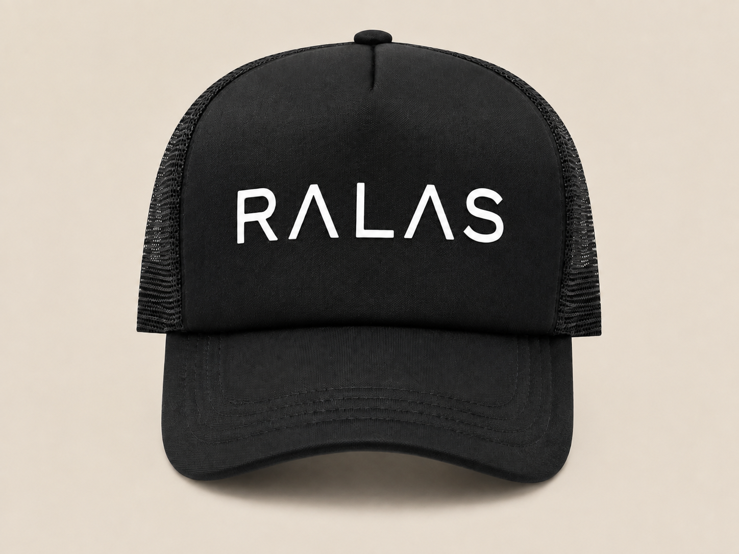 White RALAS Trucker Cap