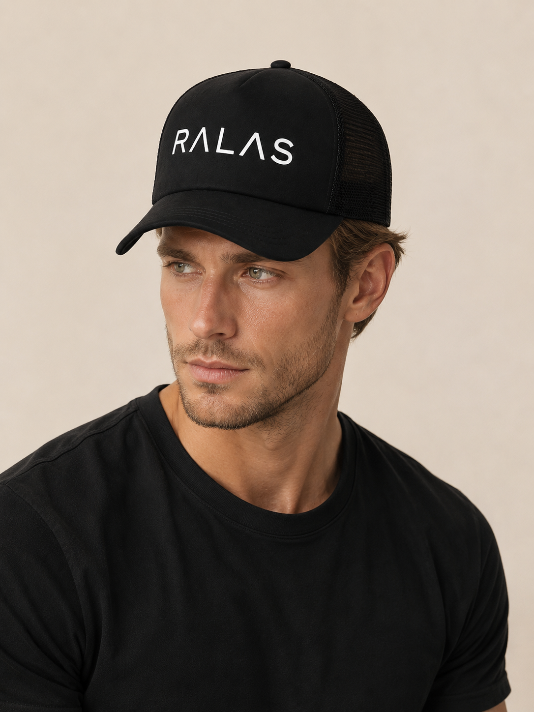 RALAS White Trucker Cap product image