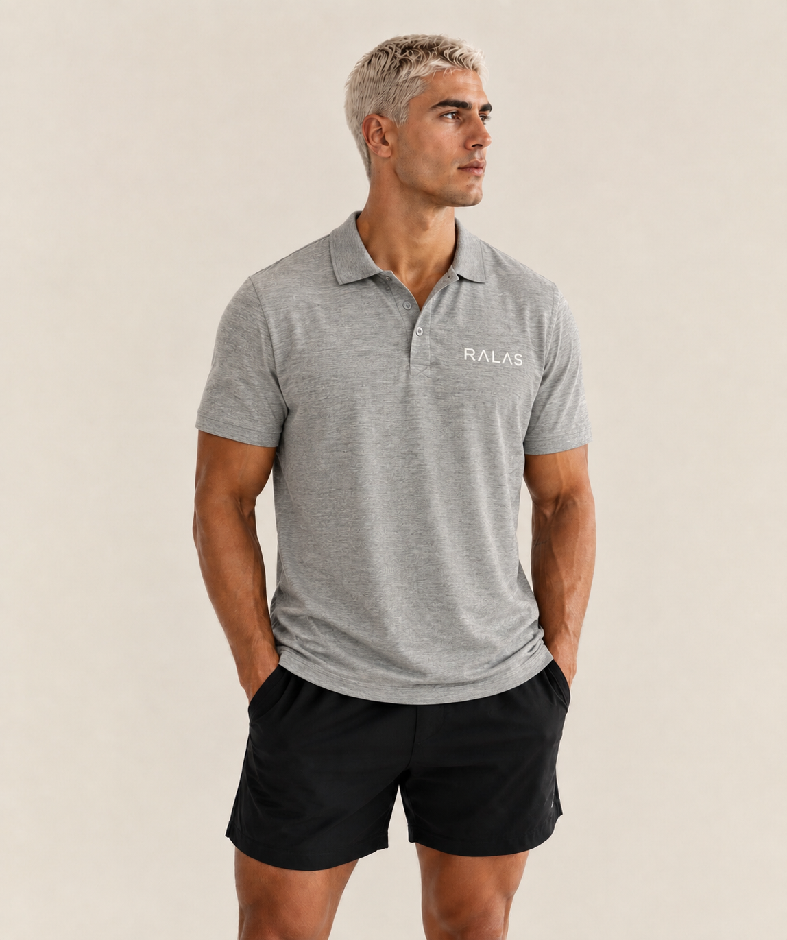 RALAS Melange Polo Shirt