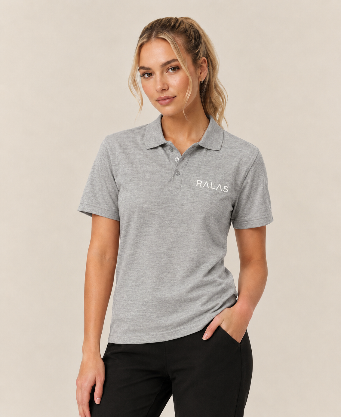 RALAS Melange Polo Shirt